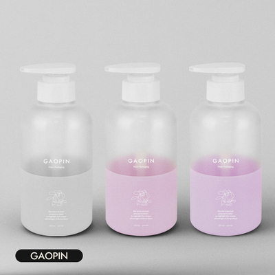 400ml της Pet πλαστικό μπουκαλιών συνήθειας μπουκάλι αντλιών λοσιόν πλυσίματος σώματος Skincare συσκευάζοντας