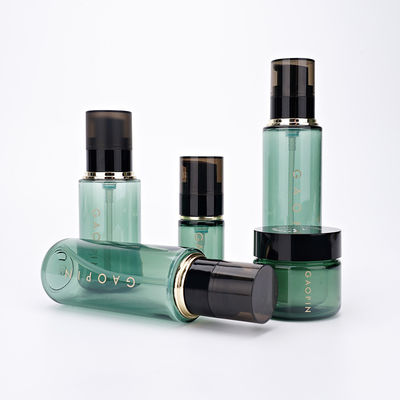 καλλυντικά πλαστικά μπουκάλια Skincare βάζων κρέμας αντλιών 30ml 90ml 110ml 130ml μαύρα και 30g