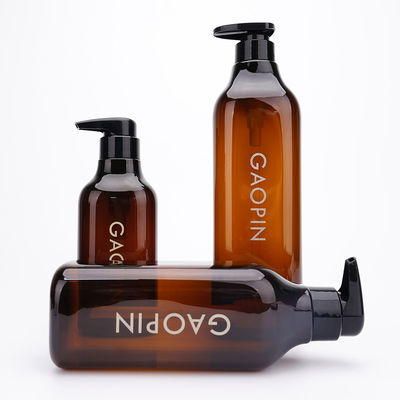Ηλέκτρινα μπουκάλια 300ml 600ml 1000ml σαμπουάν και εδαφοβελτιωτικών 500ml τετραγωνικά κενά