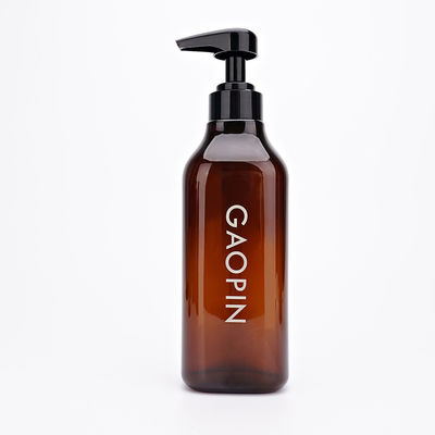 Ηλέκτρινα μπουκάλια 300ml 600ml 1000ml σαμπουάν και εδαφοβελτιωτικών 500ml τετραγωνικά κενά