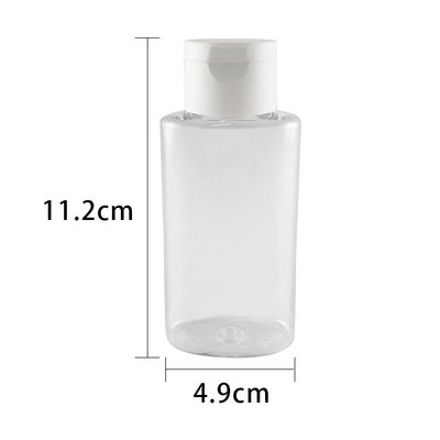 Σαφή Sanitizer χεριών μπουκαλιών κτυπήματος ΚΑΠ καλλυντικά πλαστικά κενά μπουκάλια 60ml 100ml πηκτωμάτων