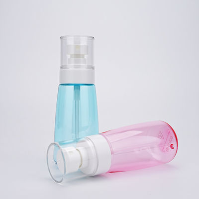 PETG 80ml λεπτό μπουκάλι ψεκασμού υδρονέφωσης 100 μιλ. με τη σαφή κάλυψη σκόνης