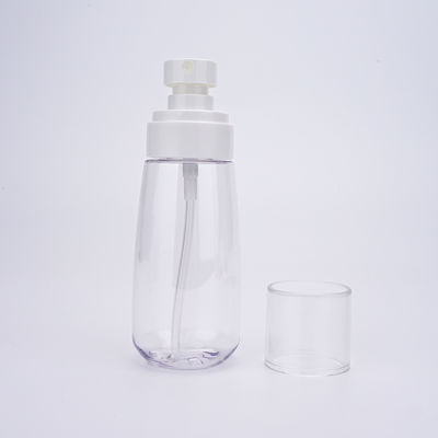 PETG 80ml λεπτό μπουκάλι ψεκασμού υδρονέφωσης 100 μιλ. με τη σαφή κάλυψη σκόνης