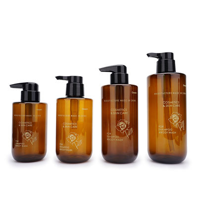 300ml 400ml 500ml 600ml γύρω από τα ηλέκτρινα σαμπουάν μπουκάλια σαμπουάν εδαφοβελτιωτικών πλαστικά