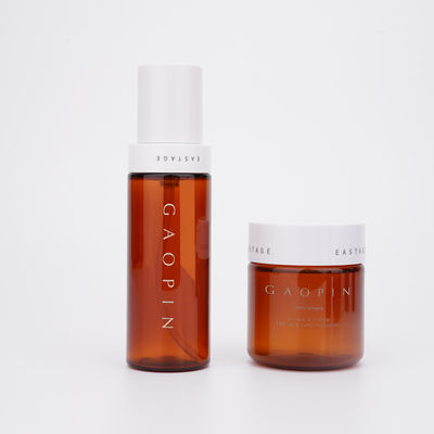 Ηλέκτρινα καλλυντικά πλαστικά μπουκάλια PET Skincare που συσκευάζουν μη τοξικός Odorless
