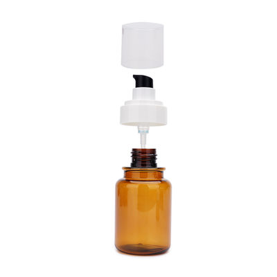 Ηλέκτρινα πλαστικά μπουκάλια 40ml 60ml 100ml 130ml αντλιών cOem PETG