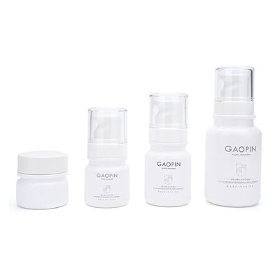 Άσπρο PETG μπουκάλι λοσιόν μπουκαλιών 15ML 40ML 60ML 100ML ουσίας καλλυντικό πλαστικό