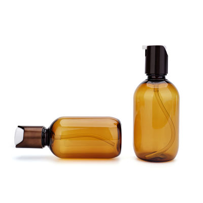 30ml 60ml 130ml πλαστική λοσιόν εκτύπωση οθόνης χρώματος μπουκαλιών ηλέκτρινη