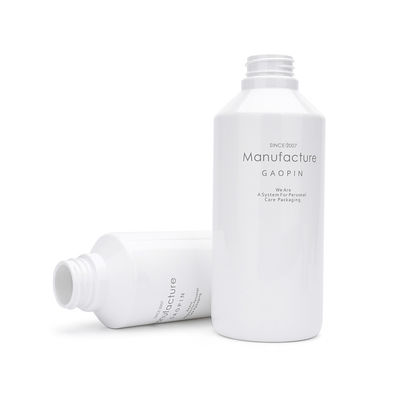 QS άσπρη αντλία λοσιόν μπουκαλιών 300ml 500ml σαμπουάν της PET για το εδαφοβελτιωτικό τρίχας