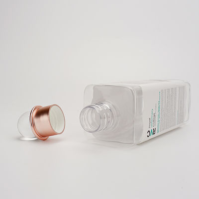 Προσαρμοσμένα κενά PET πλαστικά μπουκάλια 500ml με τις κεφαλές κοχλίου