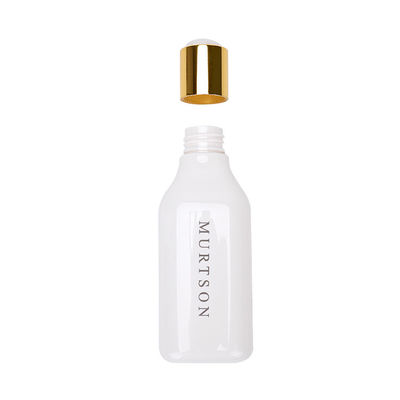 Κενή άσπρη πλαστική απόδειξη 200ml 300ml διαρροής μπουκαλιών σαμπουάν με το δίσκο ΚΑΠ