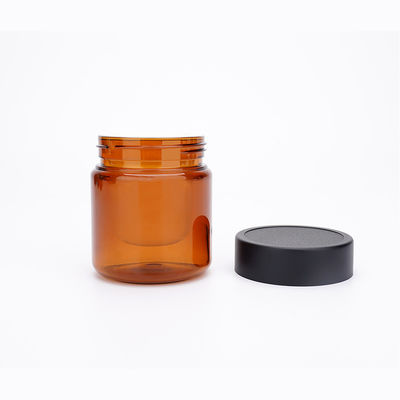Καφετιά Skincare της PET κενή Skincare συσκευασία μπουκαλιών 30g 50g με την κεφαλή κοχλίου