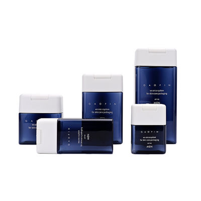 Τετραγωνικά πλαστικά μπουκάλια 100ml 50ml 150ml 250ml 370ml σαμπουάν PETG για το πλύσιμο σώματος