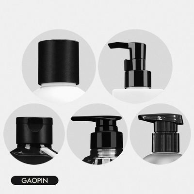HDPE χρώματος συνήθειας 60ml 300ml 350ml 750ml άσπρα άσπρα πλαστικά μπουκάλια λοσιόν σαμπουάν αντλιών
